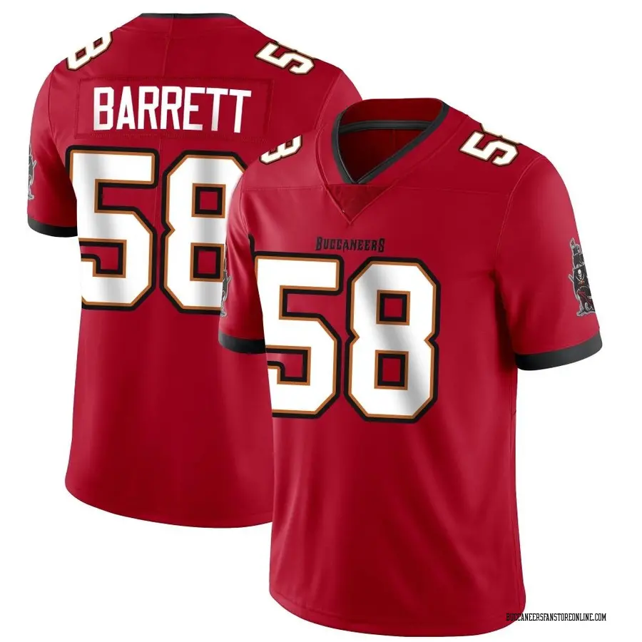 Nike Shaquil Barrett Tampa Bay Buccaneers Men's Limited Red Team Color ...